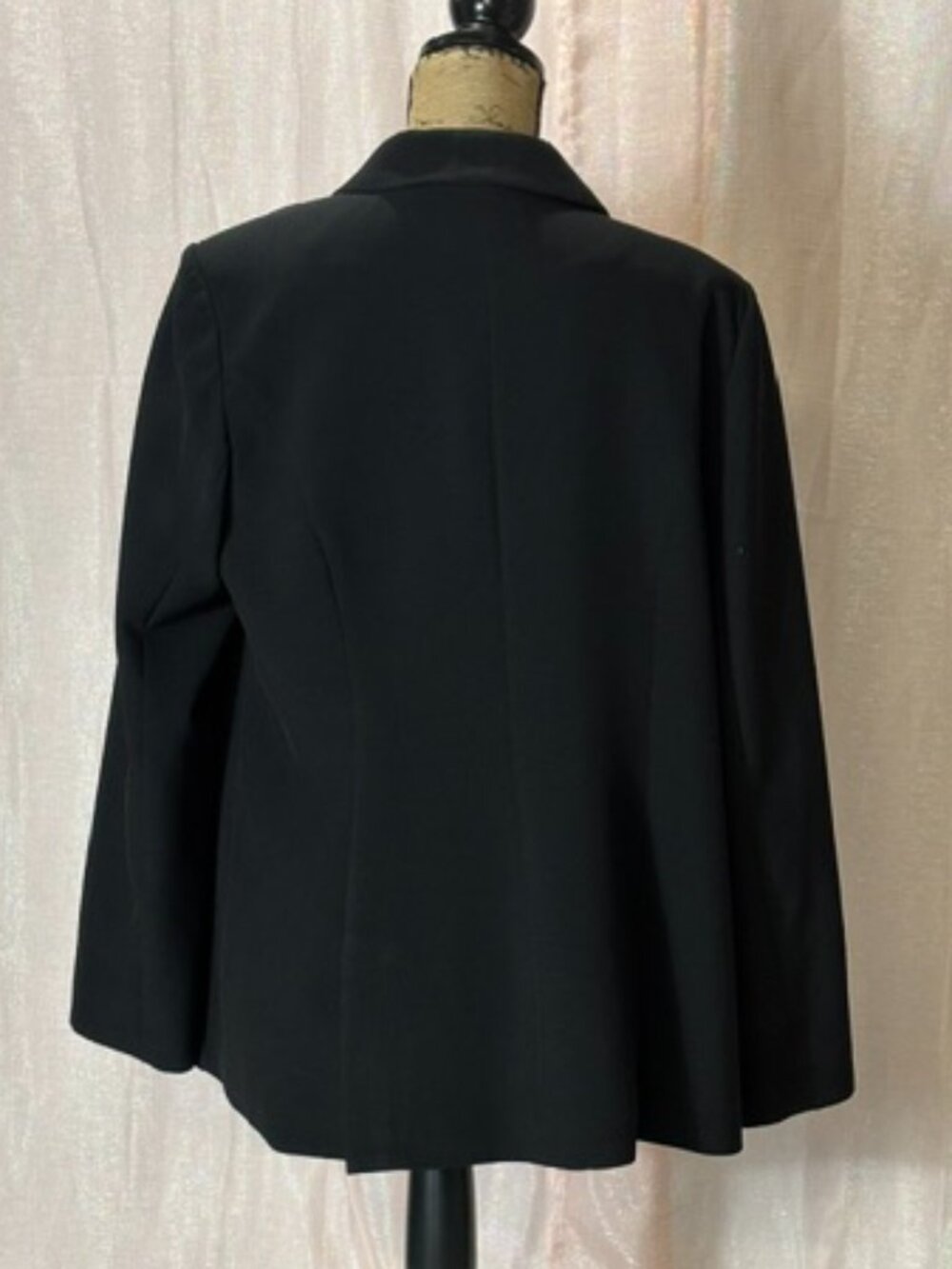 Eloqui Ruffle Clasped Front Blazer - Picture 2 of 4